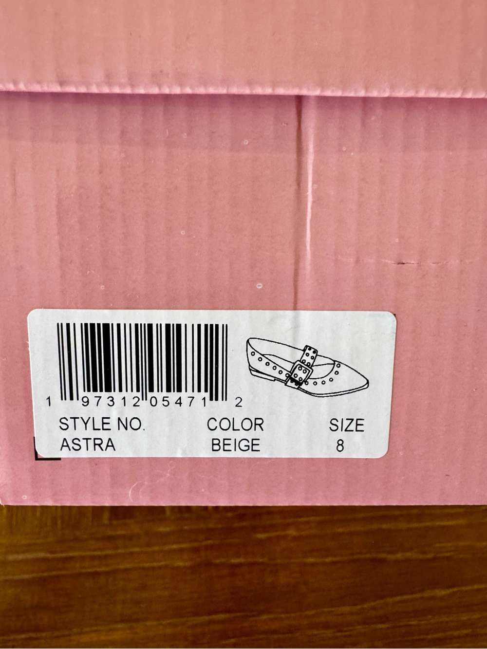 NWT beige Berness Astra Grommet Mary
Jane flat 8.5 (marked 8, runs big) - Picture 11 of 13